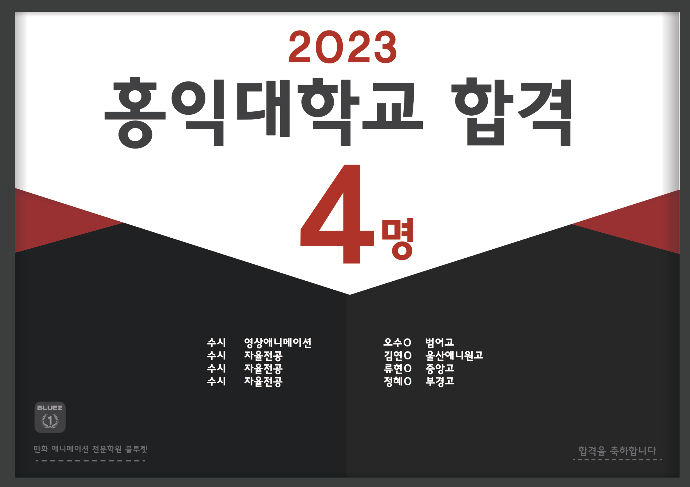 2023홍익대학교 합격!!!